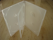 Sextuple DVD Case Semi Clear (14mm)